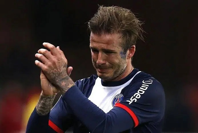Iconic Football Moments Beckham's Last Football Match