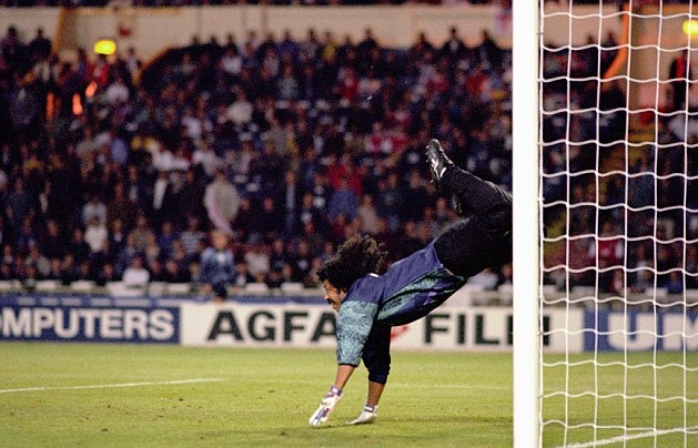 Iconic Football Moments Colombian Keeper's Scorpion Save