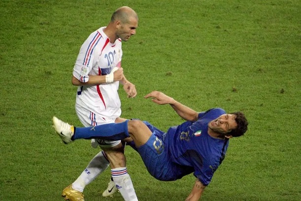 Iconic Football Moments Zidane Headbutts Marco Materazzi