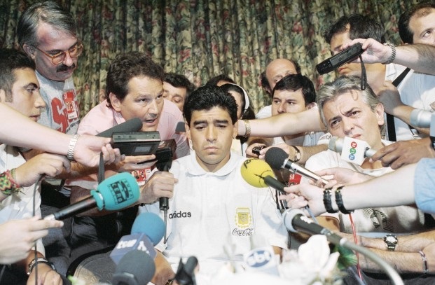 Maradona Fails Drug Test in 1994
